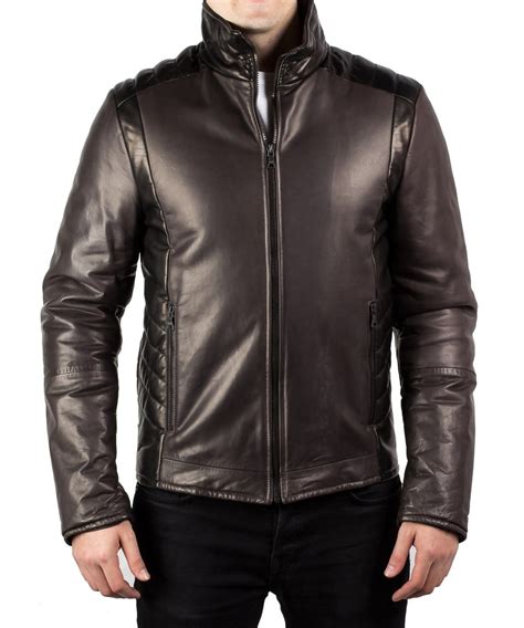 prada mens leather moto jacket|prada technical jacket.